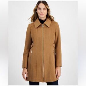 Michael Kors Tan Pea Coat- Never Worn! 🧥💕